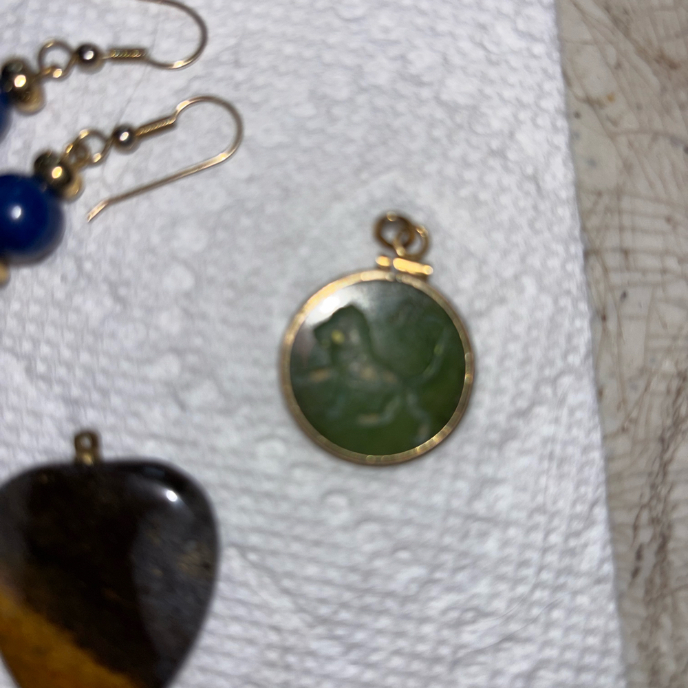vintage green jade